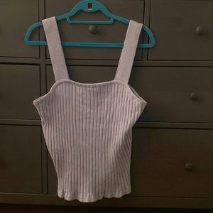 Madewell lavender sweater tank XL